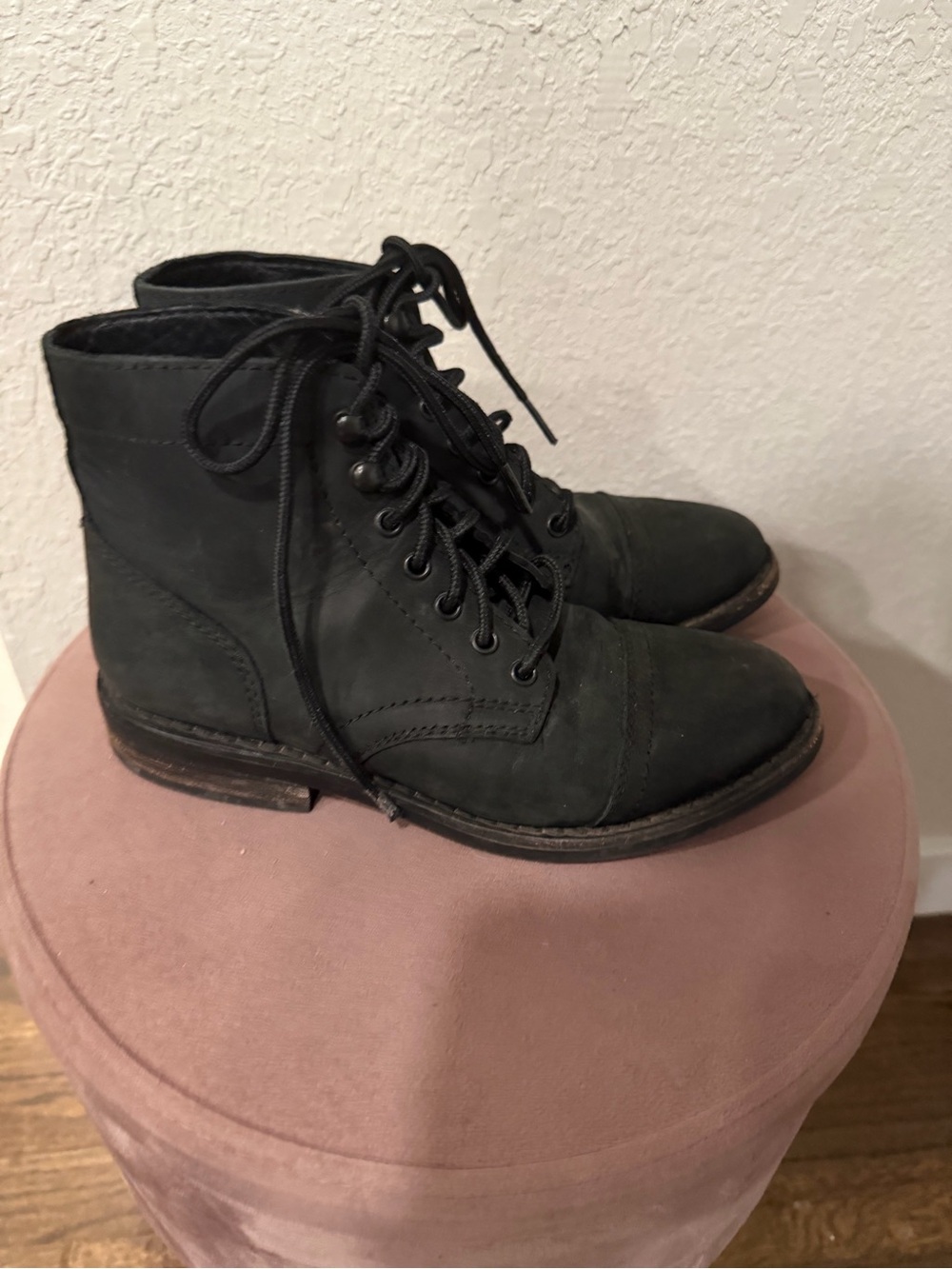 Thursday Boot Company Black Lace-Up Women’s Boots